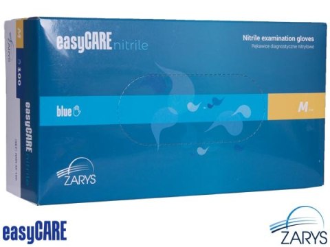 RĘKAWICE NITRYLOWE 8% VAT - M - NITEASY BEZPUDROWE NIEBIESKIE