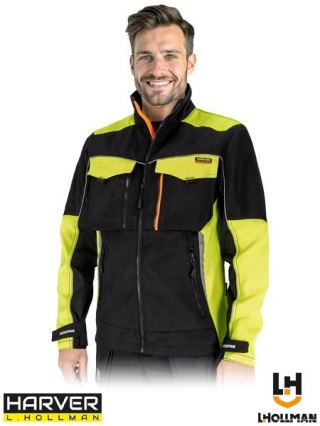 BLUZA OCHRONNA - S - CZARNO-ŻÓŁTO-POMARAŃCZOWY