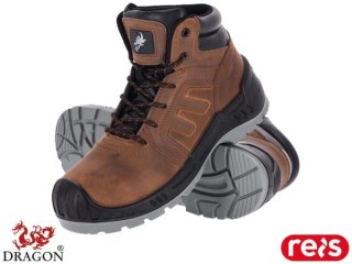 BUTY BEZPIECZNE - 39 - CZARNO-BRĄZOWY