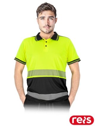 KOSZULKA POLO OCHRONNA - 2XL - ŻÓŁTO-CZARNY