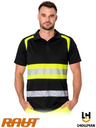 KOSZULKA POLO OCHRONNA - L - CZARNY