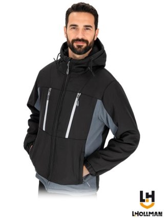 KURTKA OCHRONNA OCIEPLANA - XL - CZARNO-SZARY