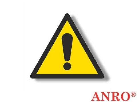 Znak podłogowy Ogólny znak ostrzegawczy ZNAK BEZPIECZEŃSTWA - 300x300x300 mm