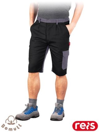 SPODNIE OCHRONNE DO PASA - KRÓTKIE - 2XL - CZARNO-SZARY