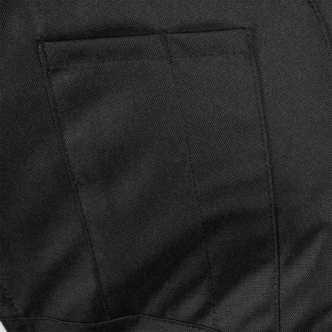 BEZRĘKAWNIK OCHRONNY OCIEPLANY, PASY ODBLASKOWE CZARNO-SELEDYNOWY