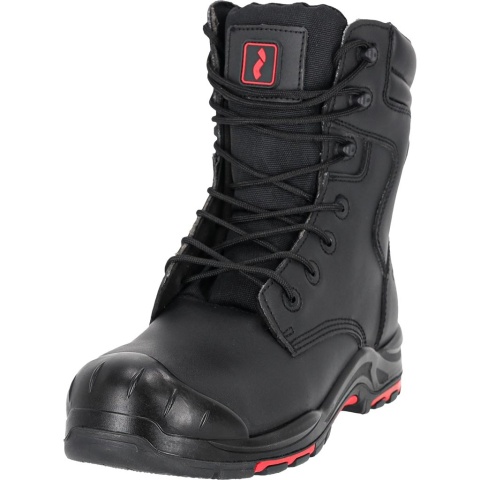 BUTY BEZPIECZNE THORN KOZAKI MĘSKIE SZNUROWANE, S1PS FO SR, GUMOWE OBLANIE NA CZUBKU BUTA