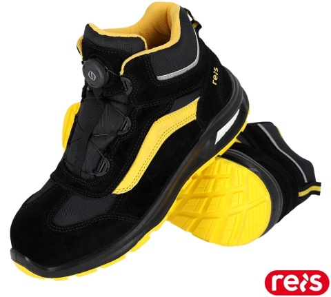 BUTY BEZPIECZNE SIENA, S1PL FO SR, TRZEWIKI ZAMSZOWE, SYSTEM SZNURÓWEK STRUNOWYCH SPINON