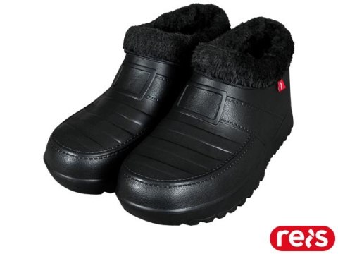 BUTY Z TWORZYWA EVA - 38 - CZARNO-CZARNY