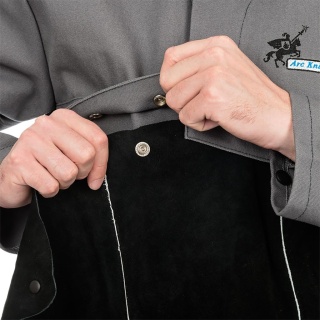 FARTUCH TRUDNOPALNY DOPINANY DO BOLERKA SKÓRZANY DLA SPAWACZY