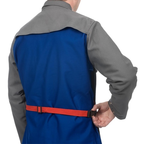 FARTUCH TRUDNOPALNY DOPINANY DO BOLERKA SKÓRZANY DLA SPAWACZY