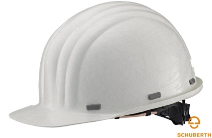 HEŁM OCHRONNY BOP ŻYWICA, WŁÓKNO SZKLANE, BIAŁY