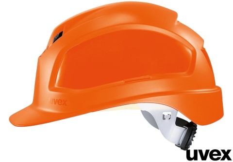 HEŁM OCHRONNY PHEOS B-WR POMARAŃCZOWY WENTYLACYJNE OTWORY CLIMAZONE, TWORZYWO HDPE