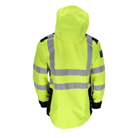 KURTKA 3W1 OCIEPLANA DLA ELEKTRYKÓW, MONTERÓW, ESD, POLAR ŻÓŁTO-GRANATOWA