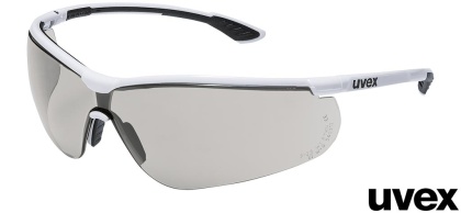 OKULARY OCHRONNE SPORTSTYLE SZARE, POLIWĘGLAN, KLASA OPTYCZNA 1