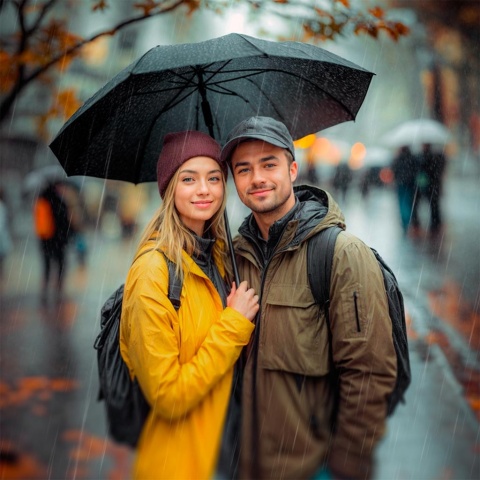 PARASOL PRZECIWDESZCZOWY LA TYPU LASKA, AUTOMATYCZNY