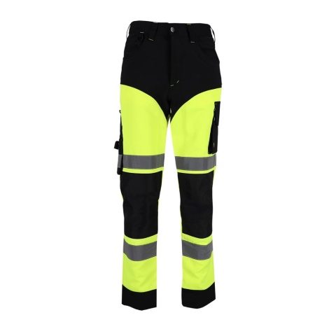 SPODNIE OCHRONNE DO PASA HAYFLES, 4 KIERUNKOWY STRECZ ŻÓŁTO-CZARNE