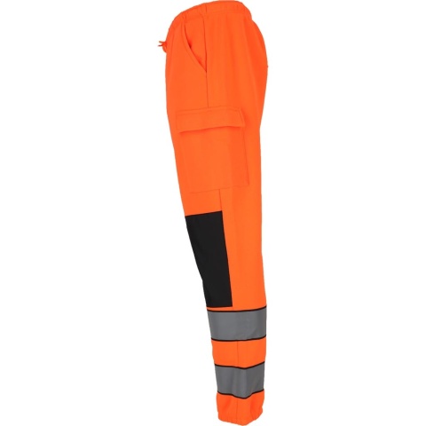 SPODNIE DRESOWE OSTRZEGAWCZE FLUO PASY ODBLASKOWE OCHRONNE DO PASA ŻÓŁTE