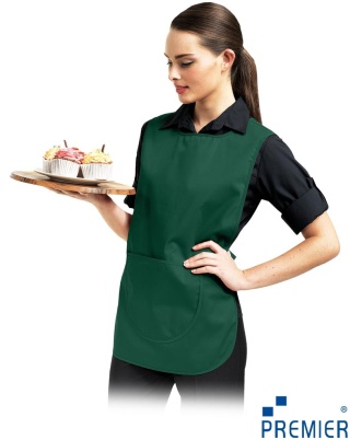 TUNIKA DAMSKA FARTUCH Z KIESZENIĄ BUTELKOWA ZIELEŃ