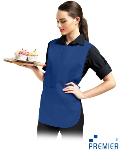 TUNIKA DAMSKA FARTUCH Z KIESZENIĄ GRANATOWY