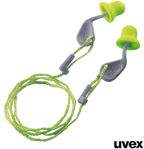 WKŁADKI PRZECIWHAŁASOWE JEDNORAZOWE ZE SZNURECZKIEM UX-XACT-FIT SNR=26 dB 50PAR