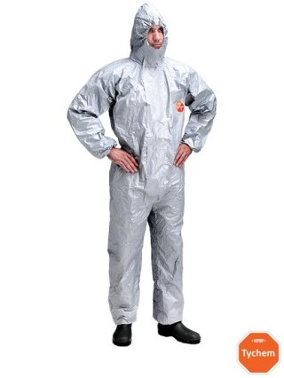 KOMBINEZON OCHRONNY - XL - SZARY/STALOWY