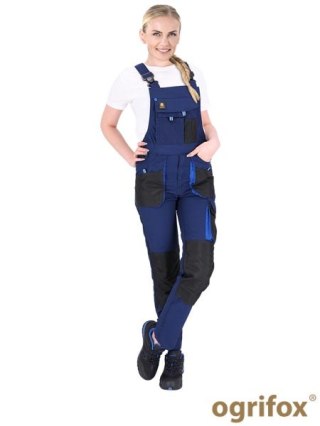 SPODNIE OCHRONNE OGRODNICZKI OX.05.258 F - 48 - GRANATOWO-CZARNO-NIEBIESKI