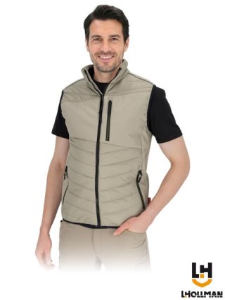 BEZRĘKAWNIK OCHRONNY - L - BEŻOWY