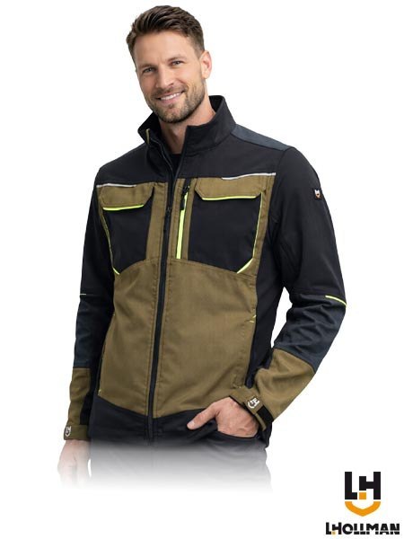 BLUZA OCHRONNA - M - ZIELONO-CZARNY
