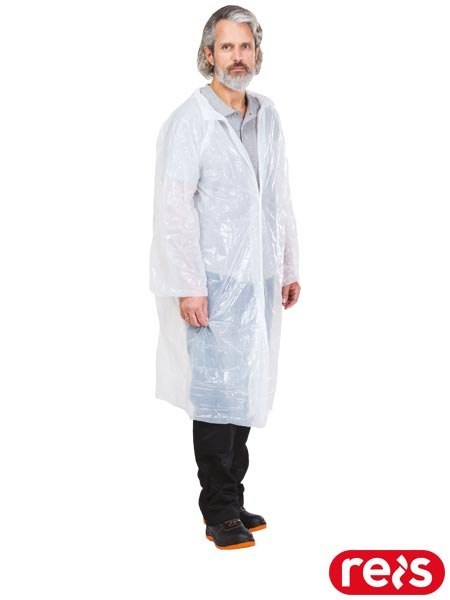PŁASZCZ PRZECIWDESZCZOWY - UNI (123x70) - BIAŁY