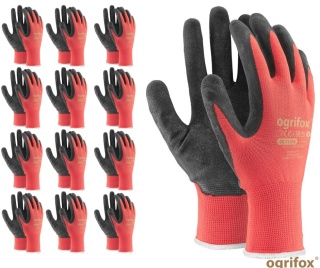 RĘKAWICE OCHRONNE OX.11.558 LATEKS 12par