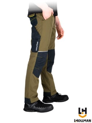 SPODNIE OCHRONNE DO PASA - 46 - ZIELONO-CZARNY