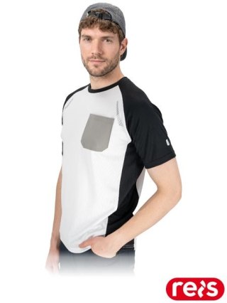 T-SHIRT - 3XL - BIAŁO-CZARNY