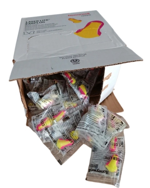 Wkładki, zatyczki przeciwhałasowe laserlite, stopery, 200par