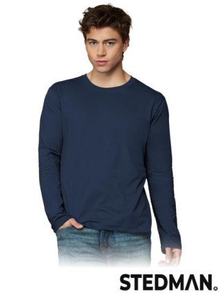 KOSZULKA Z DŁUGIM RĘKAWEM - 2XL - GRANATOWY