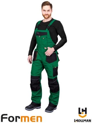 SPODNIE OCHRONNE OGRODNICZKI OCIEPLANE - XL - ZIELONO-CZARNO-SZARY