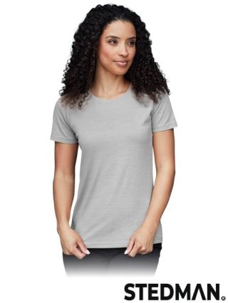 T-SHIRT DAMSKI - 2XL - SZARY HEATHER