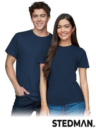 T-SHIRT MĘSKI - L - GRANATOWY