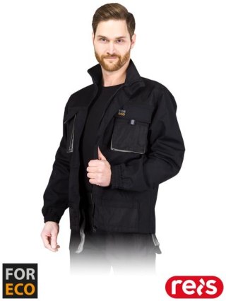 BLUZA OCHRONNA - 3XL - CZARNO-JASNOSZARY