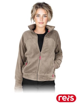 BLUZA OCHRONNA Z POLARU - 2XL - BEŻOWY