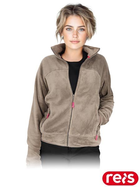 BLUZA OCHRONNA Z POLARU - 2XL - BEŻOWY