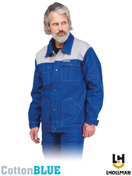 BLUZA OCHRONNA - XXL - NIEBIESKO-SZARY