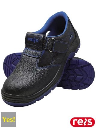 BUTY BEZPIECZNE - 39 - CZARNO-NIEBIESKI