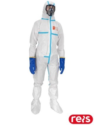 KOMBINEZON OCHRONNY - 2XL - BIAŁY