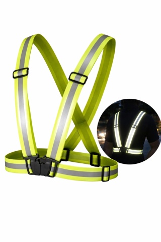 SZELKI ODBLASKOWE KOS-STRAPE ŻÓŁTE