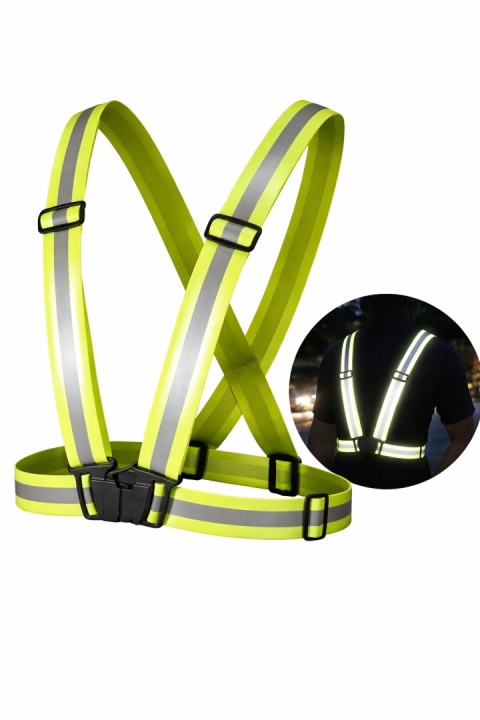 SZELKI ODBLASKOWE KOS-STRAPE ŻÓŁTE