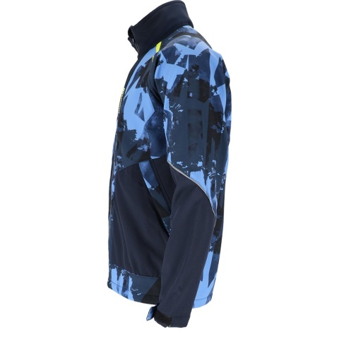 KURTKA OCHRONNA - 3XL - GRANATOWO-NIEBIESKO-ŻÓŁTY
