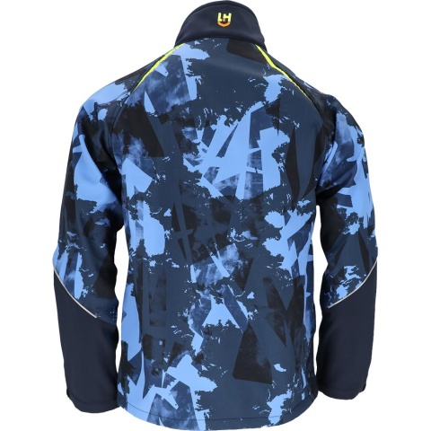KURTKA OCHRONNA - 3XL - GRANATOWO-NIEBIESKO-ŻÓŁTY