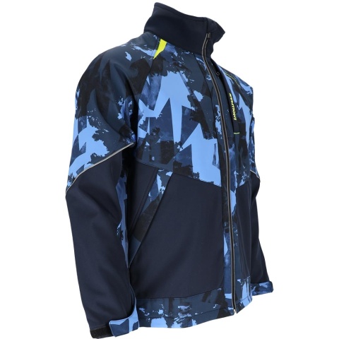 KURTKA OCHRONNA - 3XL - GRANATOWO-NIEBIESKO-ŻÓŁTY