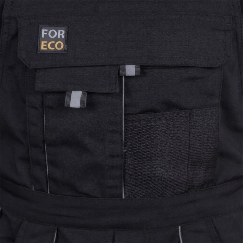 SPODNIE OCHRONNE OGRODNICZKI FORECO SZARO-CZARNE