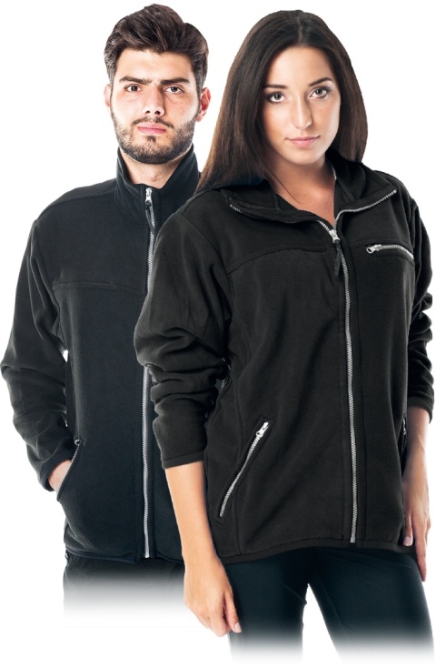 BLUZA OCHRONNA Z POLARU - 2XL - BRĄZOWY